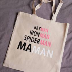 tote bag personnalis� pour cadeau f�te des m�res anniversaire 