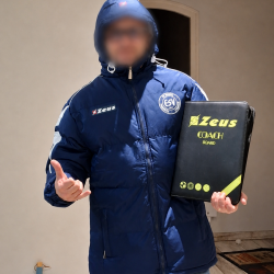 veste mandteau doudoune de coach sport football carnet de coach